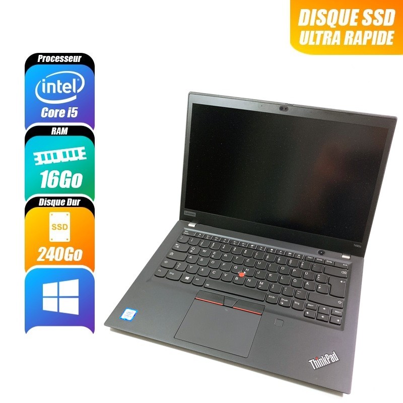 Ordinateurs Portables LENOVO THINKPAD T490S reconditionne